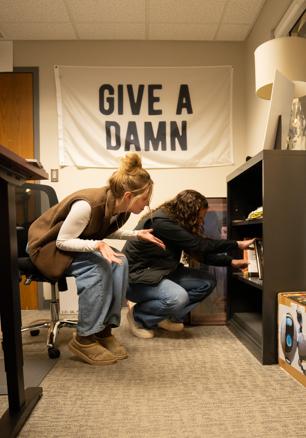 Paulsen employee searching for the missing portrait